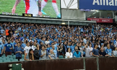 I tifosi del Sydney, foto Facebook I tifosi del Sydney, foto Facebook