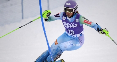 Sci, slalom Levi: Tina Maze torna a ruggire Sci, slalom Levi: Tina Maze torna a ruggire