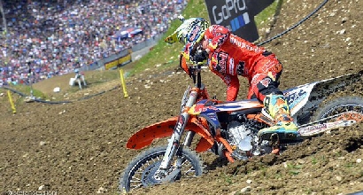 Motocross: caduta per Cairoli, due costole incrinate