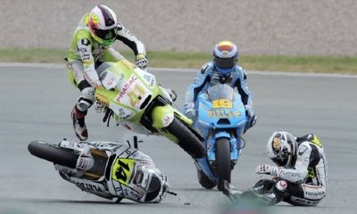 La caduta del Sachsenring La caduta del Sachsenring