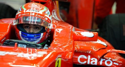 F1, test Spielberg: Fuoco, esordio e schianto
