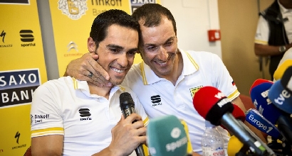 Contador e Basso (Afp)