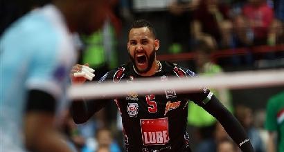 Volley: Champions al Kazan, Lube beffata al quinto set