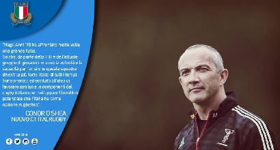 Rugby, O'Shea nuovo ct dell'Italia