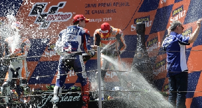 Podio GP di Catalunya foto Yamaha Podio GP di Catalunya foto Yamaha
