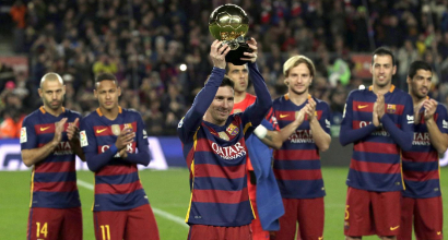 Messi, foto Lapresse