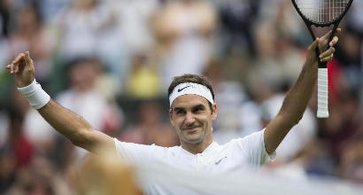 Federer da record: 85 vittorie a Wimbledon