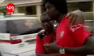 Adebayor in quei tragici momenti Adebayor in quei tragici momenti