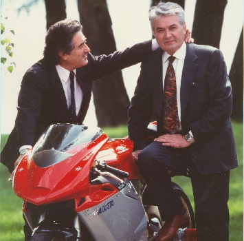 Castiglioni, Tamburini e la MV Agusta F4 Castiglioni, Tamburini e la MV Agusta F4