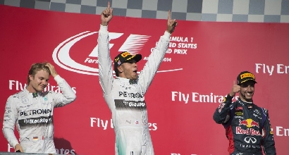 Il podio di Austin (Afp) Il podio di Austin (Afp)