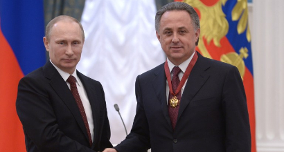 Putin e Mutko - foto Afp