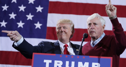 Trump, Bob Knight (Afp)