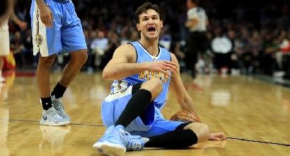 Nba: Gallinari non basta, infortunio per Belinelli