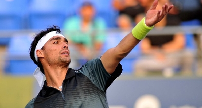 Fognini, foto Afp Fognini, foto Afp