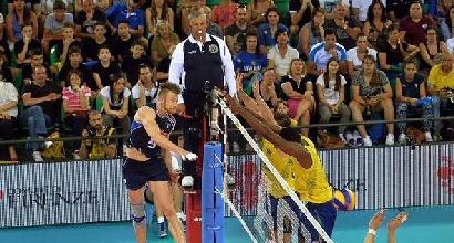 Italia-Brasile (foto Federvolley)