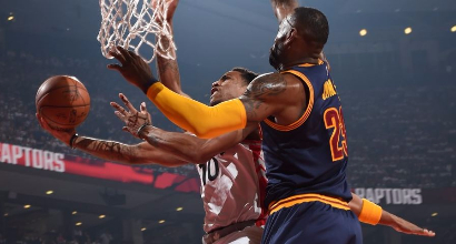 Nba, playoff: Toronto risorge, 2-2 coi Cavs