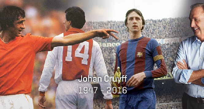E' morto Cruyff, la leggenda del calcio totale