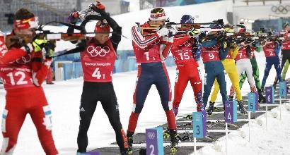 STAFFETTA BIATHLON, ORO ALLA SVEZIA. ITALIA 12ª