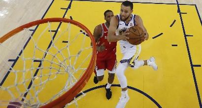 Nba, playoff: Golden State rimonta, Houston al tappeto