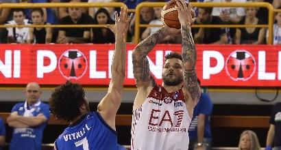 Basket, Serie A: Brescia cade ancora, Milano in finale
