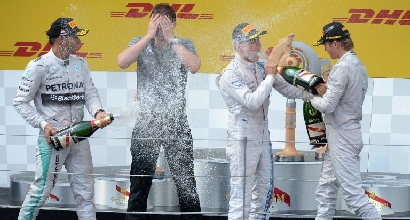 Il podio di Spielberg (Afp) Il podio di Spielberg (Afp)
