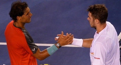 Nadal e Wawrinka (Afp) Nadal e Wawrinka (Afp)