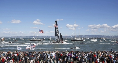 L'arrivo di Oracle, foto Reuters L'arrivo di Oracle, foto Reuters