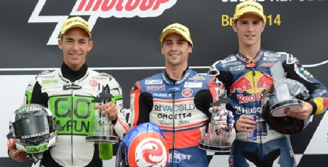 Il podio di Brno (Afp) Il podio di Brno (Afp)