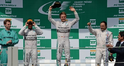 Il podio di Interlagos (Afp) Il podio di Interlagos (Afp)