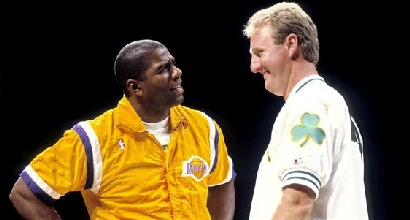 Magic Johnson e Bird (IPP) Magic Johnson e Bird (IPP)