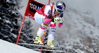 Sci, SuperG Cortina d'Ampezzo: ancora Vonn, è nella leggenda Sci, SuperG Cortina d'Ampezzo: ancora Vonn, è nella leggenda