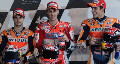 Dovizioso, Pedrosa e Marquez (IPP) Dovizioso, Pedrosa e Marquez (IPP)