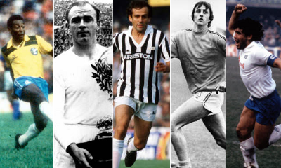Pelè, Di Stefano, Platini, Cruijff, Maradona Pelè, Di Stefano, Platini, Cruijff, Maradona