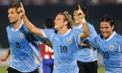 Diego Folan dopo il gol, foto AFP Diego Folan dopo il gol, foto AFP