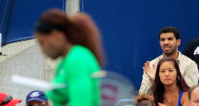 Drake osserva Serena, AFP