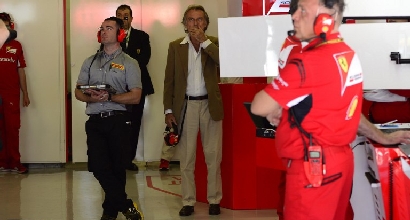 Montezemolo ai box (Afp) Montezemolo ai box (Afp)