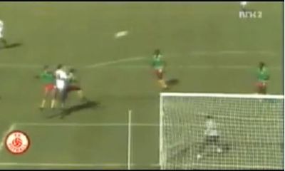 Graziani in gol col Camerun Graziani in gol col Camerun