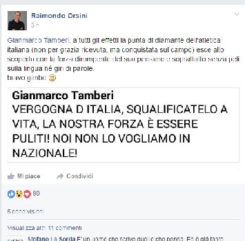 Doping, Tamberi contro Schwazer: "Vergogna d'Italia"