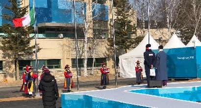 Italia, il tricolore è stato issato a PyeongChang