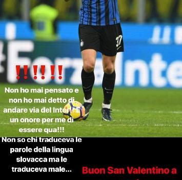 SKRINIAR PRECISA: "MAI DETTO DI VOLER ANDARE VIA"