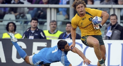 Rugby: Australia show, lezione all'Italia di Brunel Rugby: Australia show, lezione all'Italia di Brunel