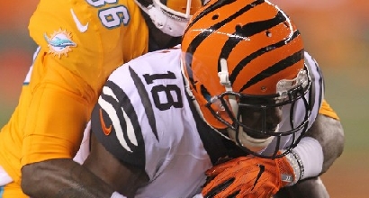 Nfl: A.J. Green da applausi, i Bengals stendono i Dolphins