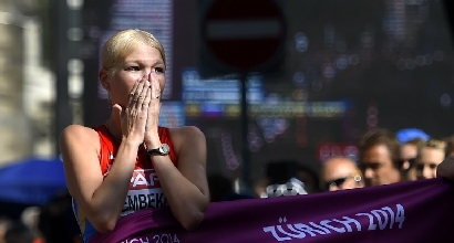 Elmira Alembekova, foto Afp Elmira Alembekova, foto Afp