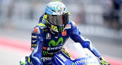 Yamaha, Rossi: "Avevo il mal di testa, ma la moto va bene"
