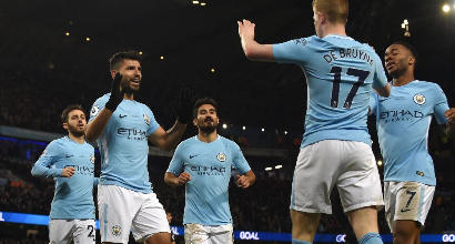 Premier League: Aguero annienta il Leicester, pokerissimo City. Vince il Tottenham