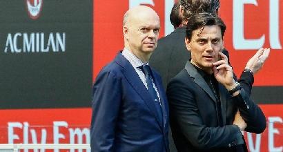 Milan, Montella: "Amareggiato dal risultato, non dalla prova dei miei giocatori"