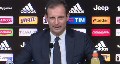 Bologna-Juve, Allegri in conferenza: "Dybala? Difficile che giochi"