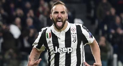 Juve, la linguaccia di Higuain: il Pipita segna ed esulta come Del Piero