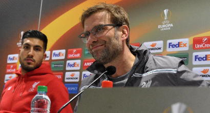 Emre Can e Klopp (Ansa)