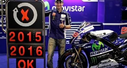 Jorge Lorenzo rinnova con la Yamaha fino al 2016 Jorge Lorenzo rinnova con la Yamaha fino al 2016